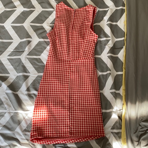 red and white plaid dress - Picture 2 of 2